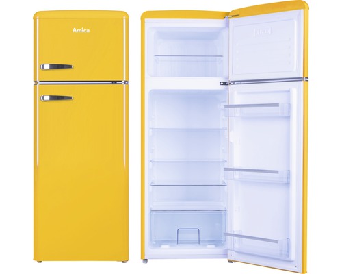 Amica KGC 15633 Y koel-vriescombinatie, afmetingen (B x H x D): 55 x 144 x 61,5 cm, koelgedeelte: 162 l, vriesgedeelte: 44 l