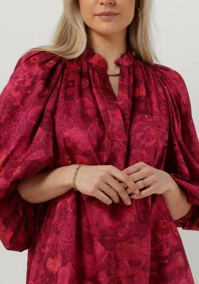 VANESSA BRUNO fuchsia vanessa bruno mini jurk vanessa