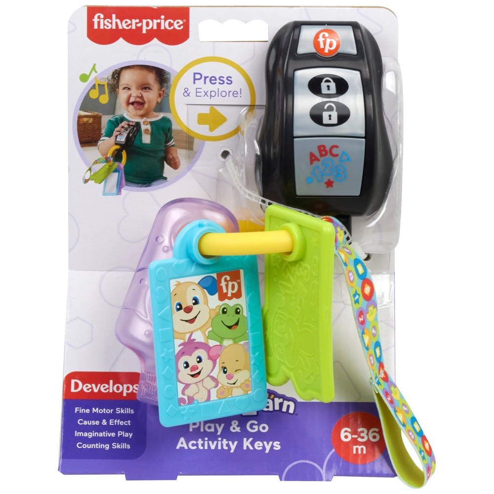 Fisher-Price Lachen & Lernen Spiel & Los Aktivitätsschlüssel-Set