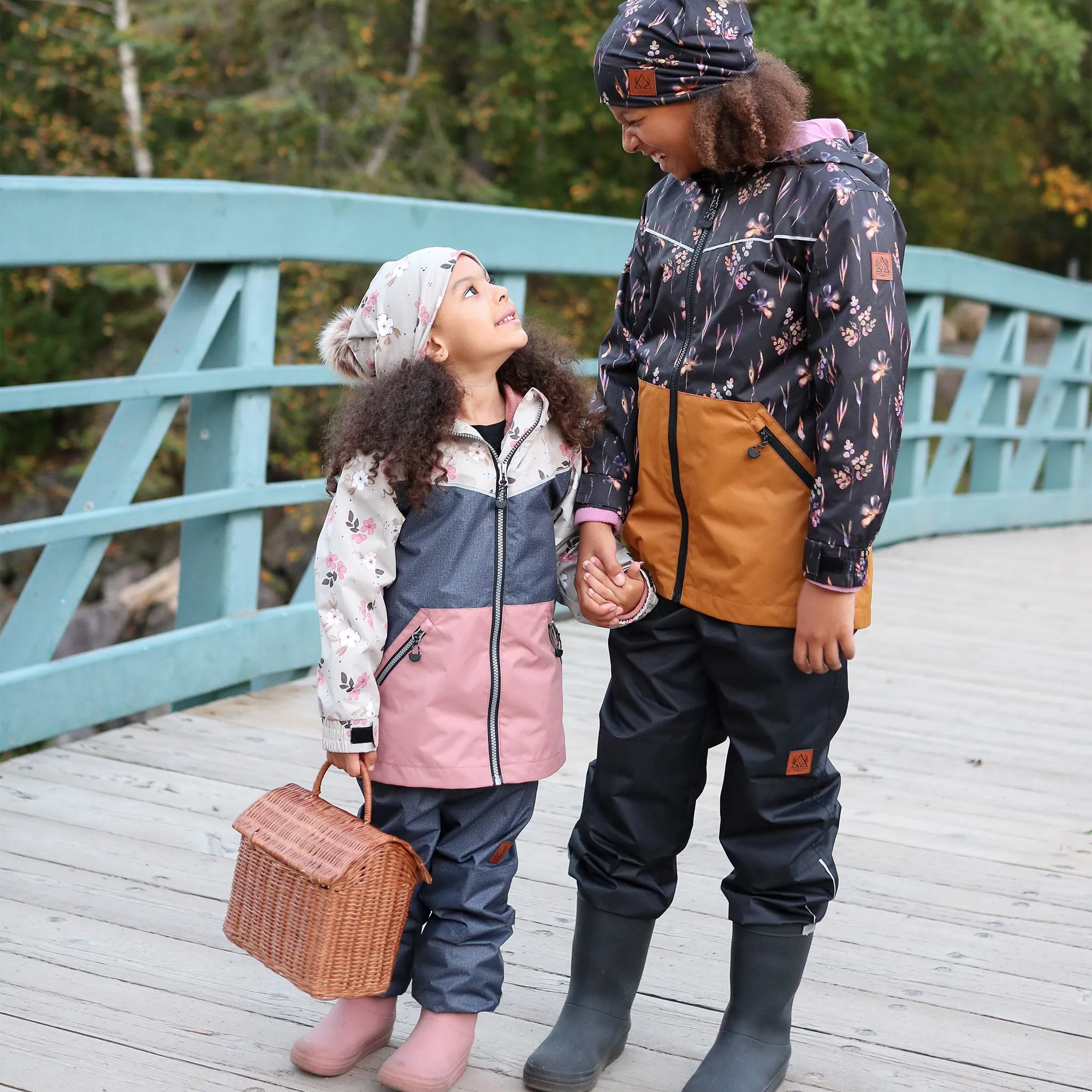 Deer Mountain Ensemble Extérieur 3-en-1 Fleurs 2-6ans