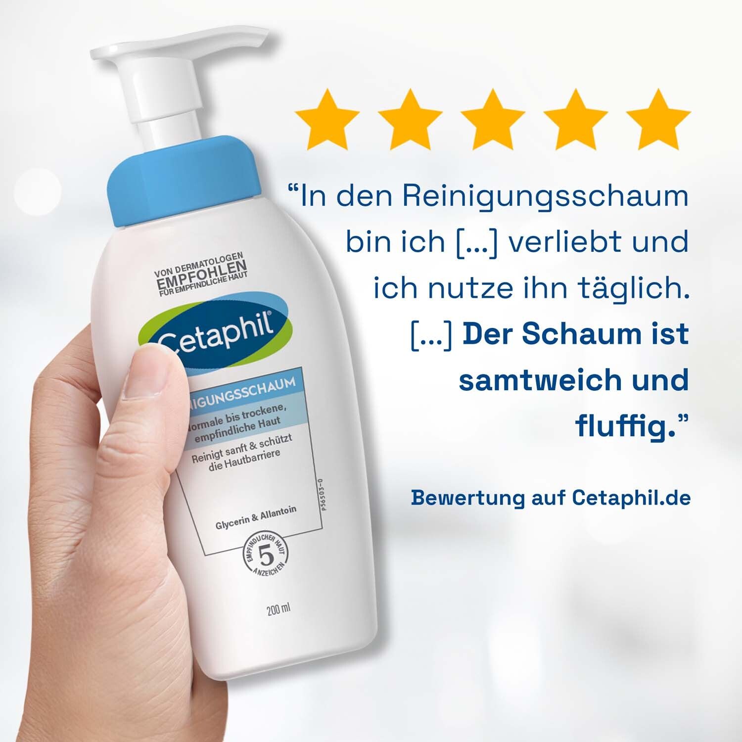 CETAPHIL Reinigungsschaum für normale bis trockene, empfindliche Haut