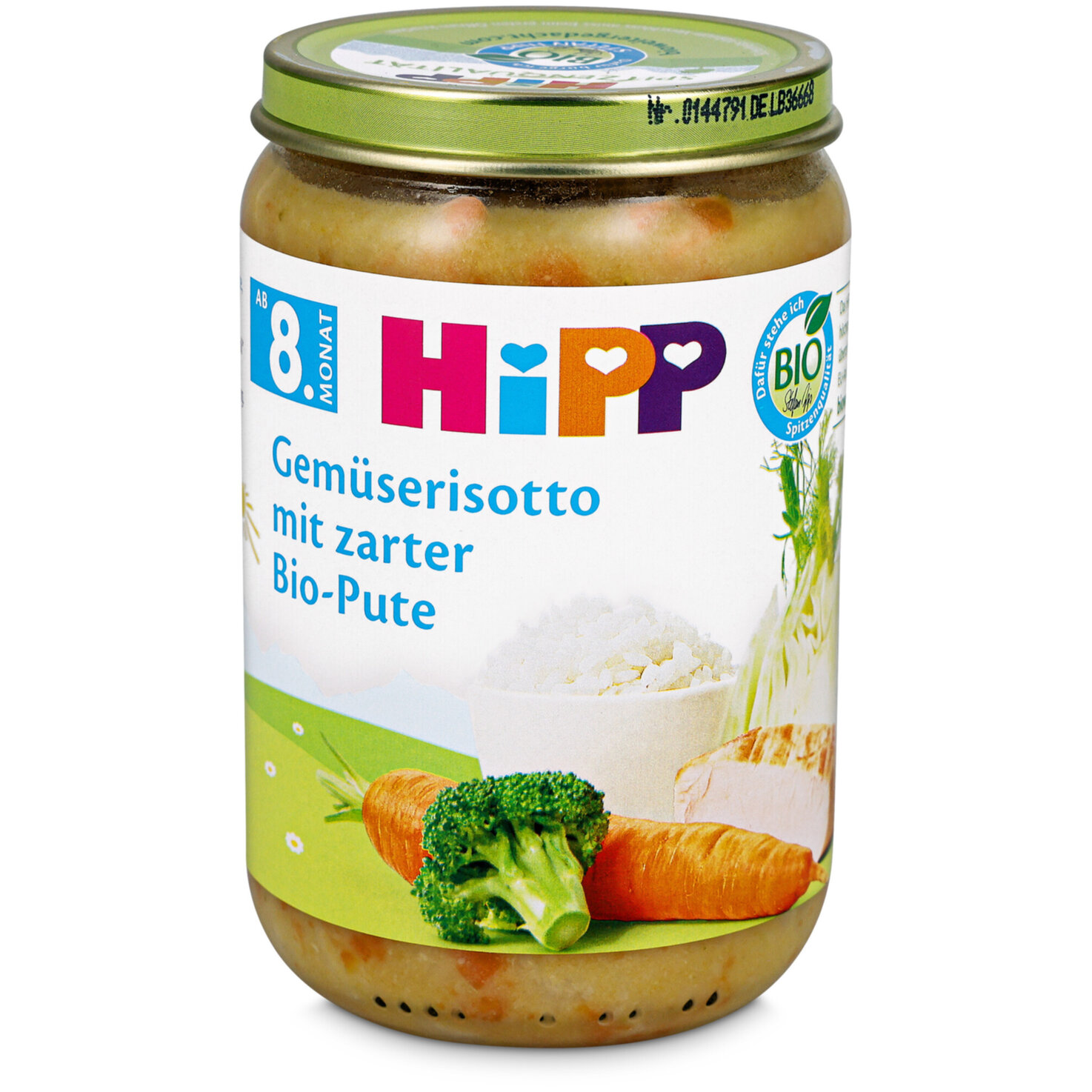 Hipp Gemüserisotto mit Bio-Pute 8+ Monate