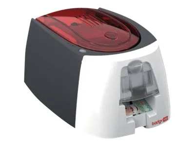 Badgy 100 - Plastikkortprinter - farve - blæksubliminering/termisk transfer - CR-80 Card (85.6 x 54 mm) - op til 225 kort/time (mono) / op til 80 kort/time (farve) - kapacitet: 40 kort - USB 2.0