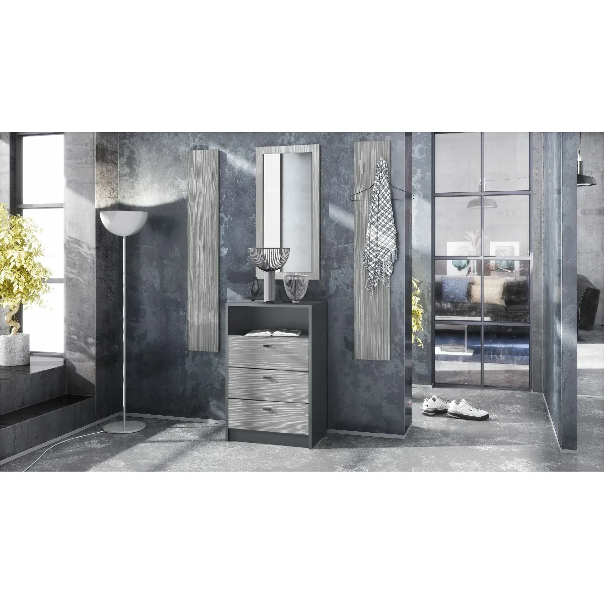 MPC Ensemble d'entrée - Anthracite et Avola Anthracite
