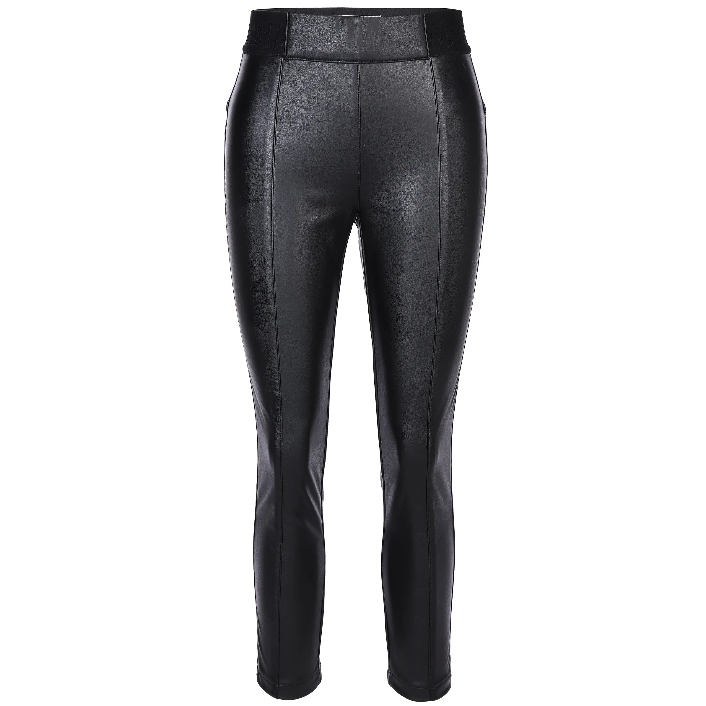 Damen Fakelederhose mit wärmendem Innenfutter