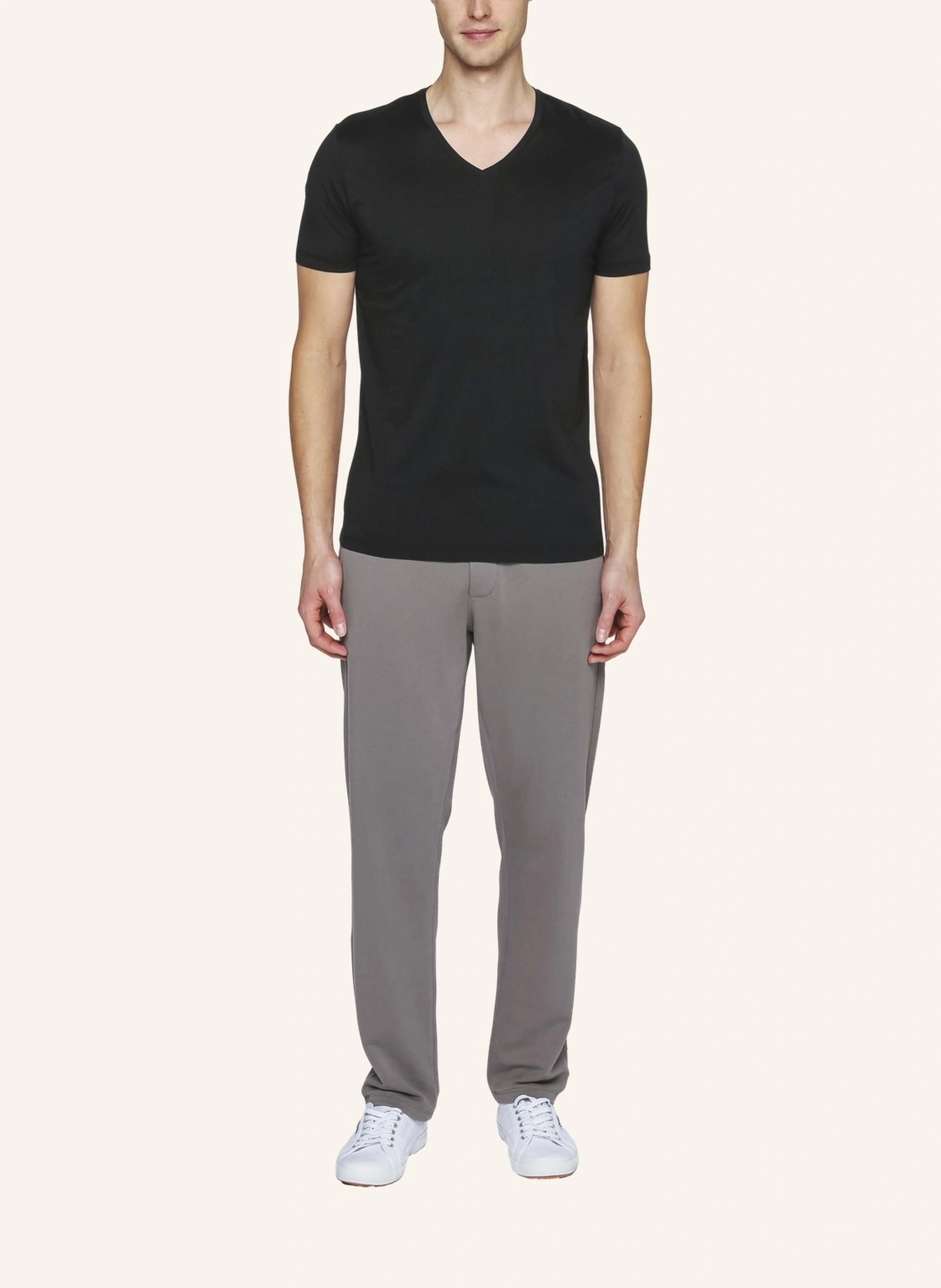 TRUSTED HANDWORK V Neck 1/2-Sleeve T-Shirt