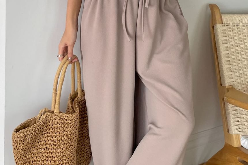 Chubby Girl - Plus Size Effen Jumpsuit