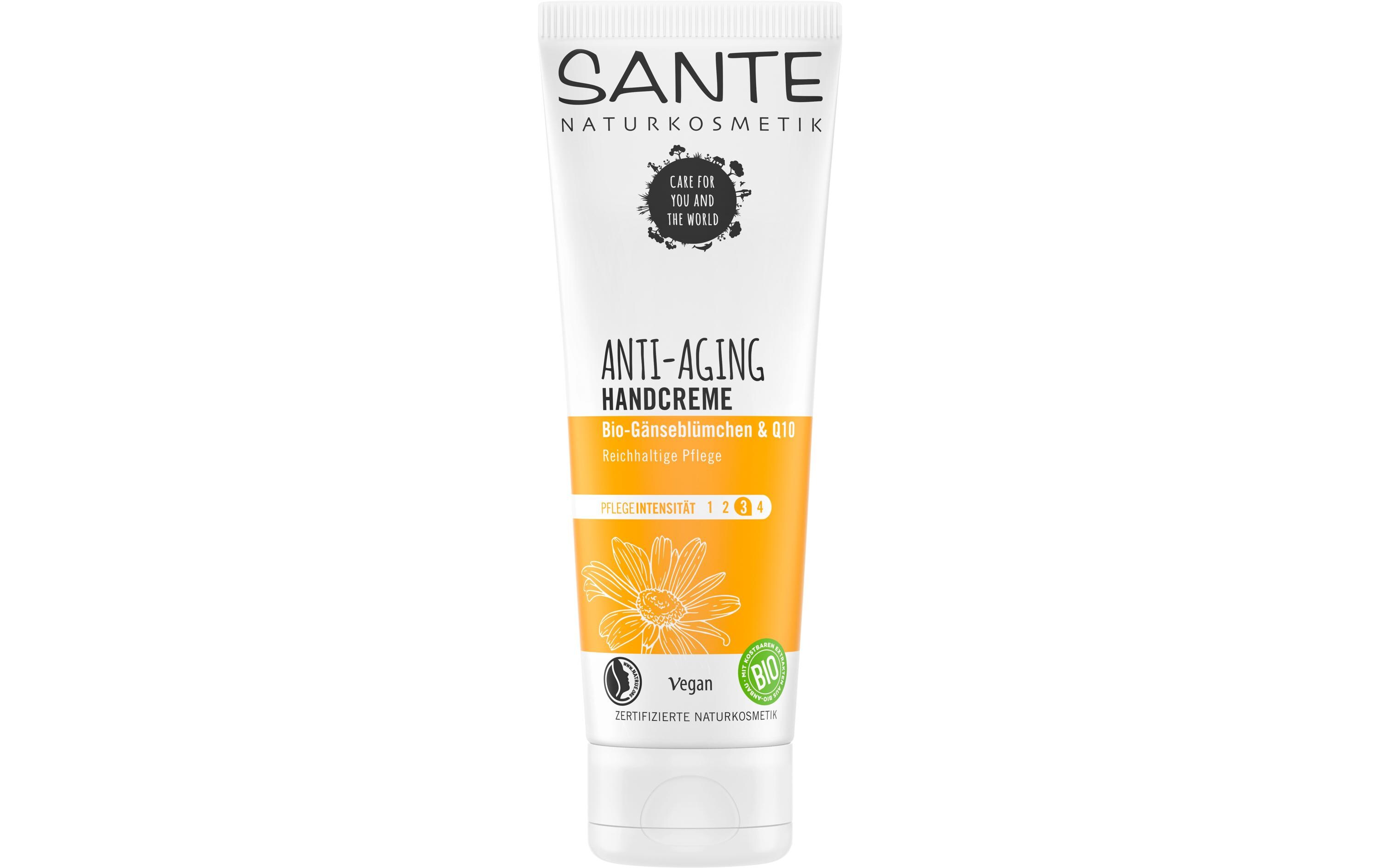 Handcrème Anti Aging Gänseblümchen und Sheabutter 75 mlNatürliche Handpflege mit effektiver Wirksamkeit