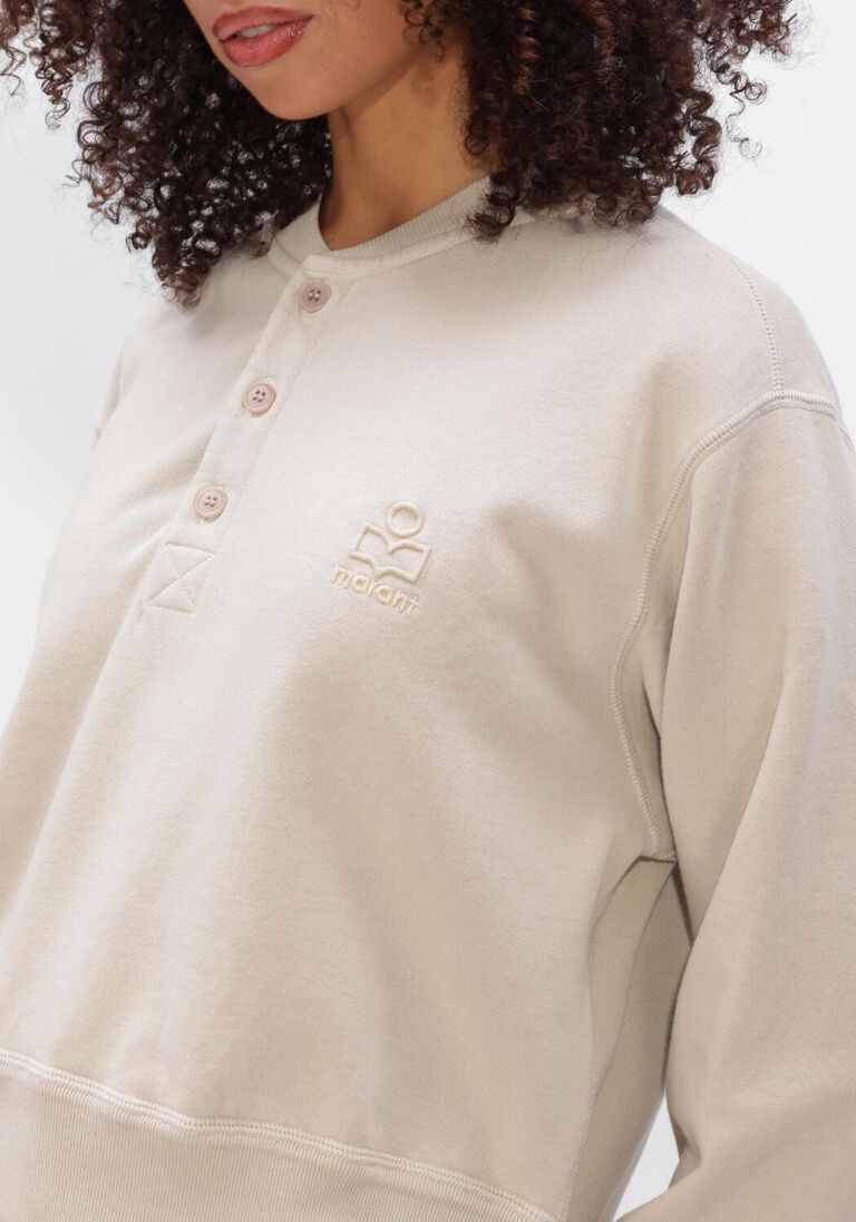 beige isabel marant truien/vesten simony-gb