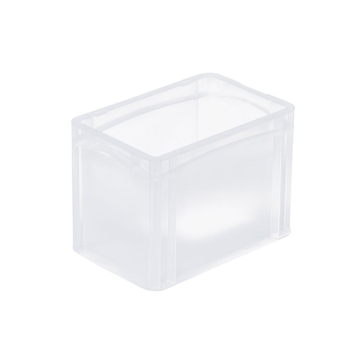PROREGAL Transparante Eurobox BasicLine Met Gesloten Handvat HxBxD 22 x 20 x 30 cm 9,4 Liter Eurobox Transportbox