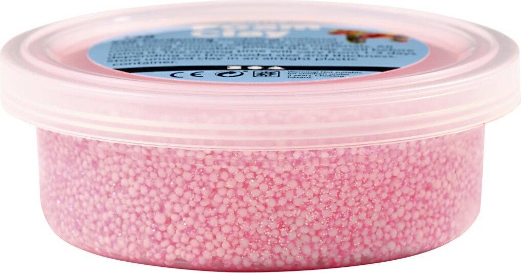 Foam Clay Modellervokssæt - 6 Stk - Glitter
