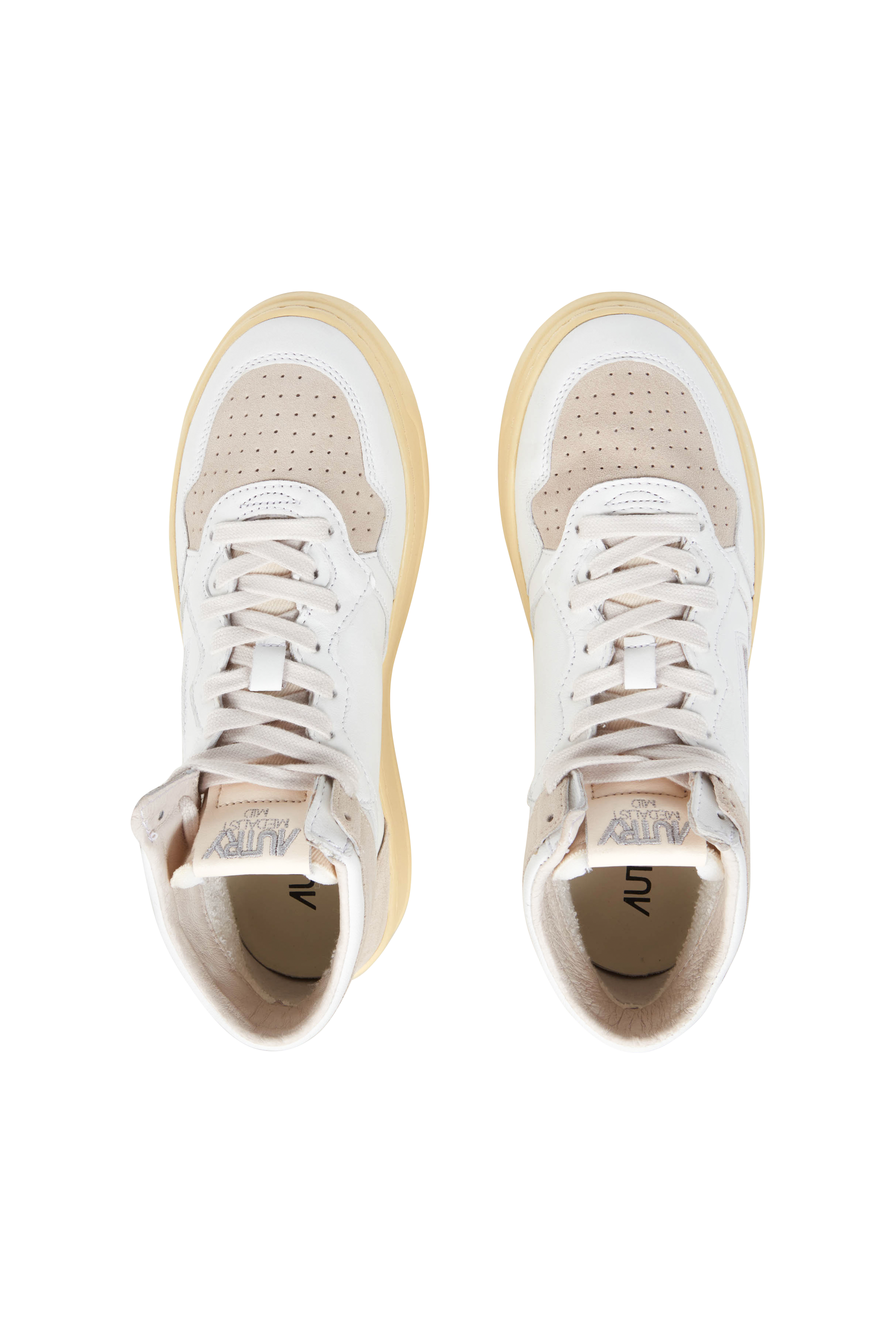 AUTRY Baskets MEDALIST MID Blanc