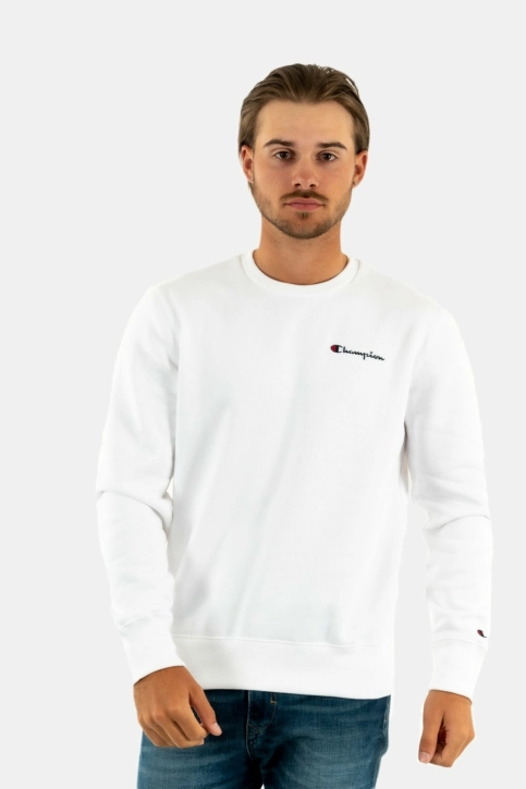 sweat champion crewneck blanc