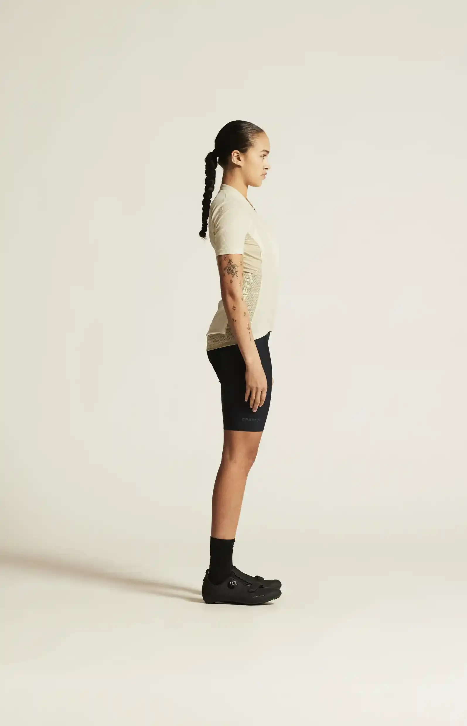 Craft ADV Endurance Fietsshirt Korte Mouwen TOFU/HAY Dames