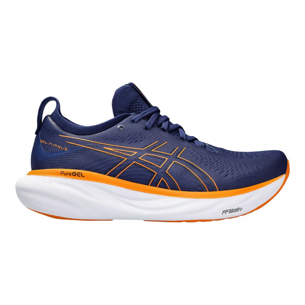 Asics GEL-NIMBUS 25 - Chaussures running Homme deep ocean/bright orange