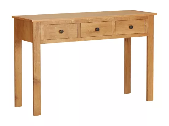 Console 110x40x75 Bois de chêne massif