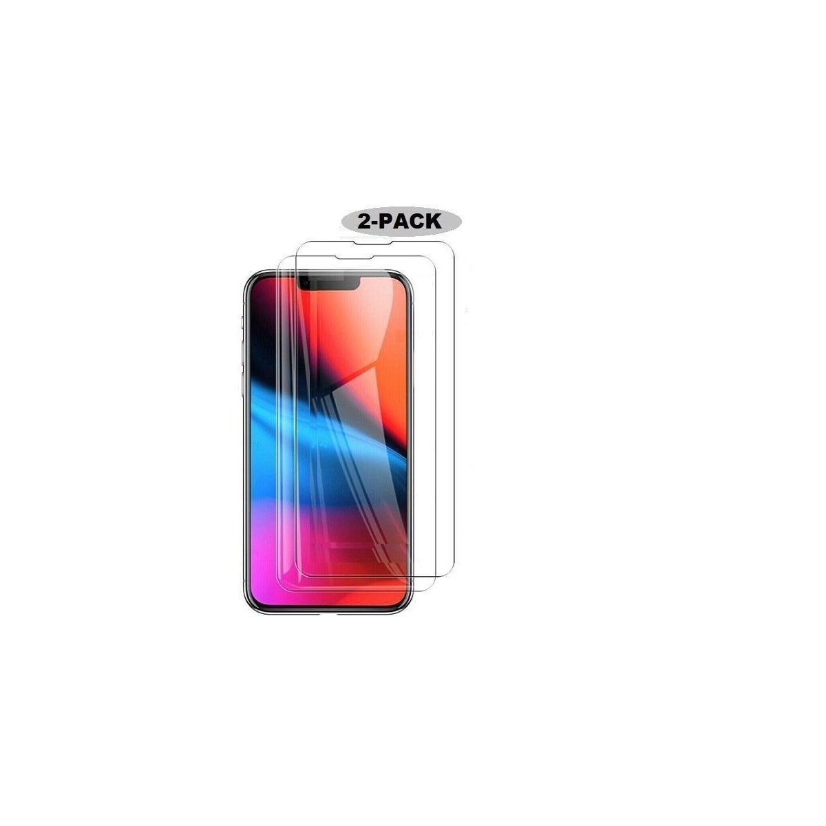 2.5D telefonskjermbeskytter for iPhone 14 2-pakker