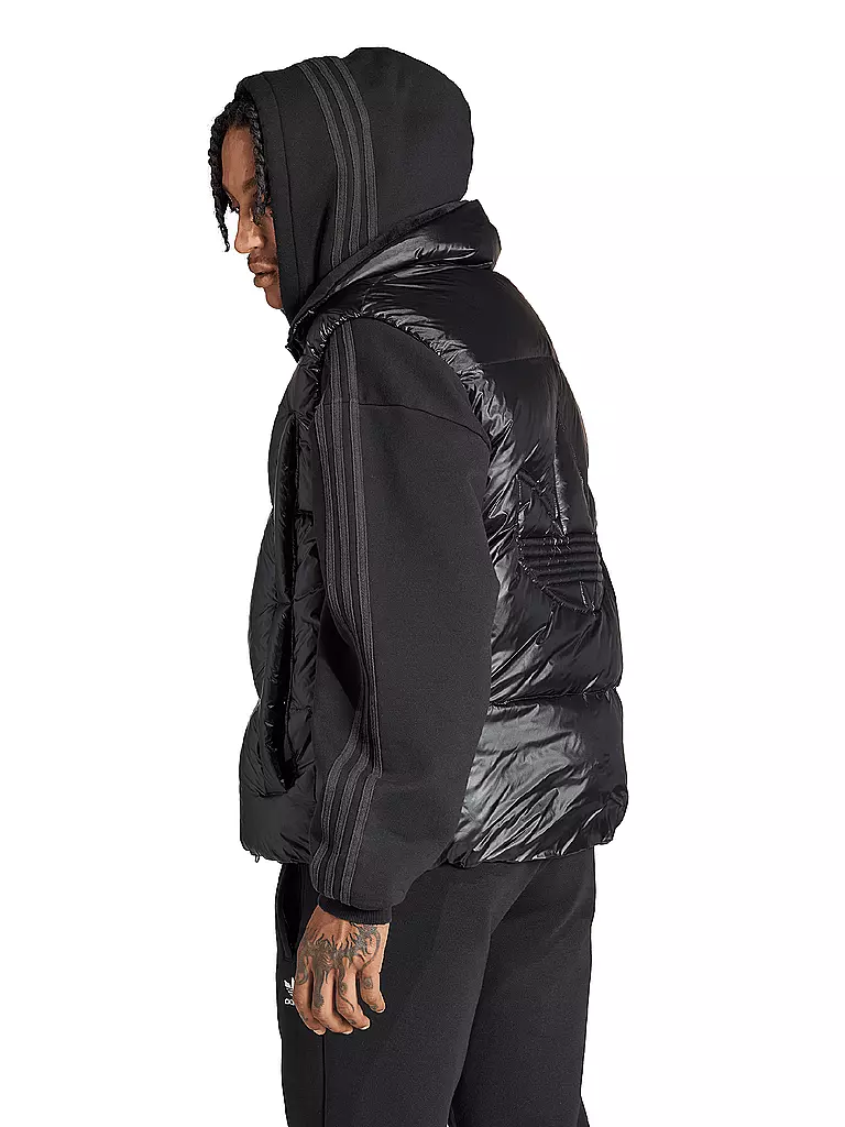ADIDAS ORIGINALS Daunensteppgilet schwarz