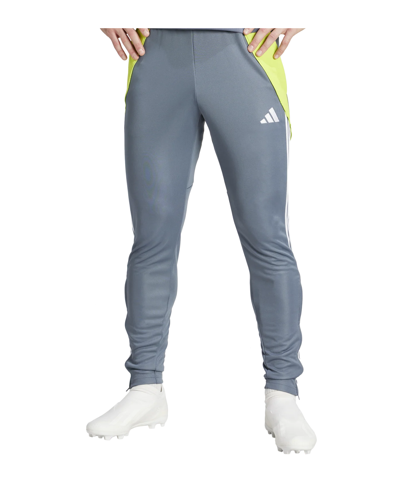 adidas Tiro 24 Trainingshose Grau Gelb