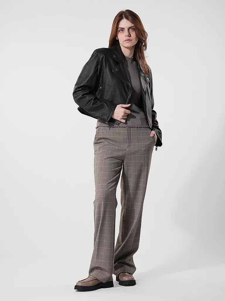 DRYKORN Lederjacke BARWALL schwarz