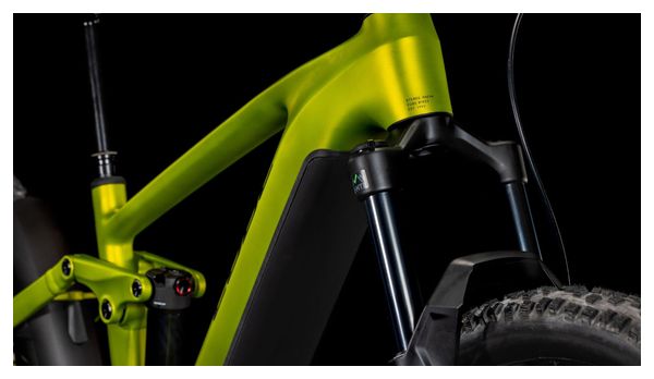 VTT Électrique Tout-Suspendu Cube Stereo Hybrid One44 EX 800 Shimano Deore/Deore XT 12V 800 Wh 27.5'' Vert Lizard 2025