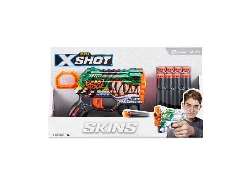 X-Shot Skins Menace Dart Blaster (8 Darts)