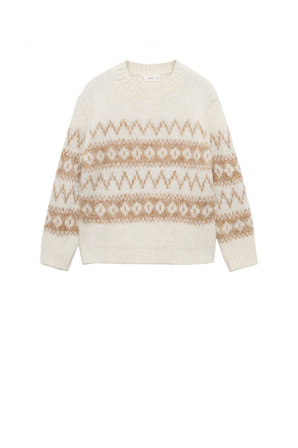 Mango Kids gebreide trui wit