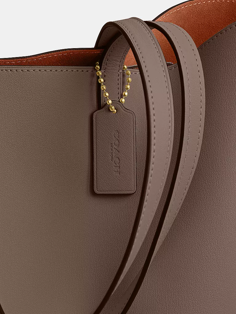 COACH Ledertasche - Shopper NORTH 32 grau