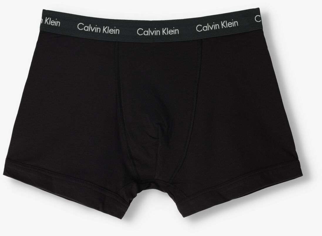 CALVIN KLEIN UNDERWEAR zwarte calvin klein underwear boxershort 3-pack trunks