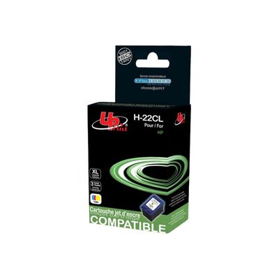 Cartouche compatible HP 22XL - cyan, magenta, jaune - Uprint