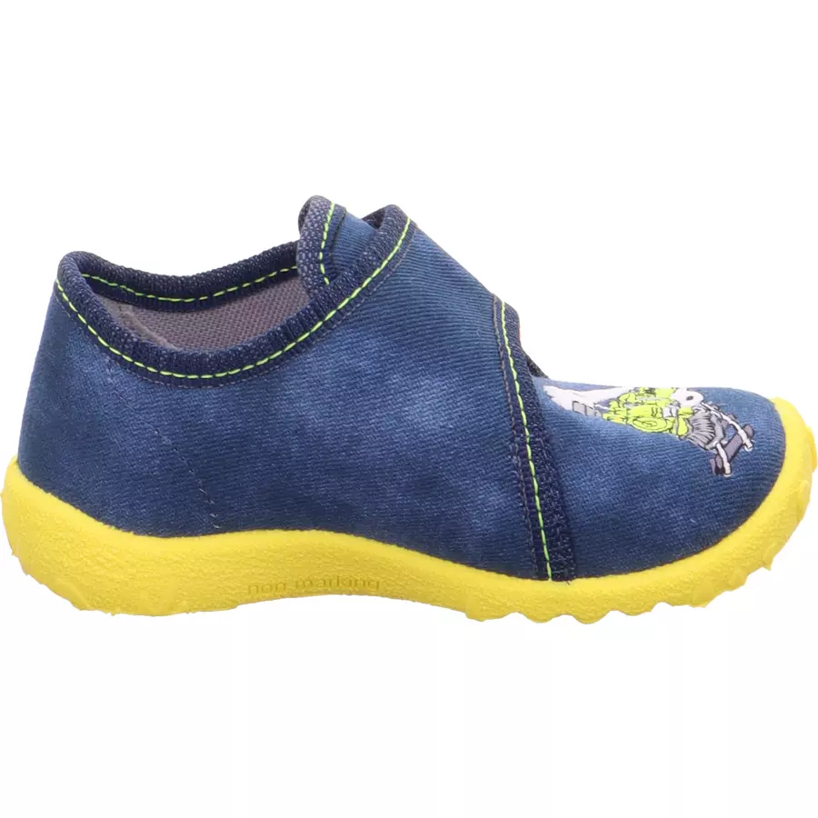 superfit Hausschuh Spotty blau (mittel)