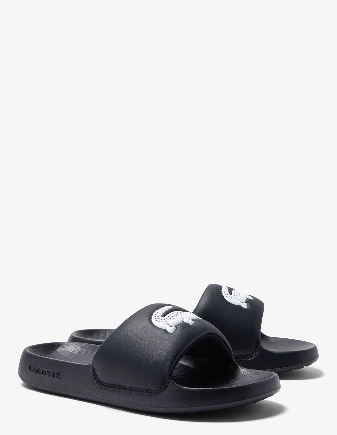 lacoste Claquettes homme serve slide noir