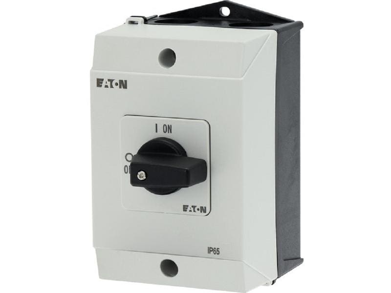 Eaton Hauptschalter 3 Polig, 20 A T0, Schwarz 3 Phasen Ein-Aus-Schalter