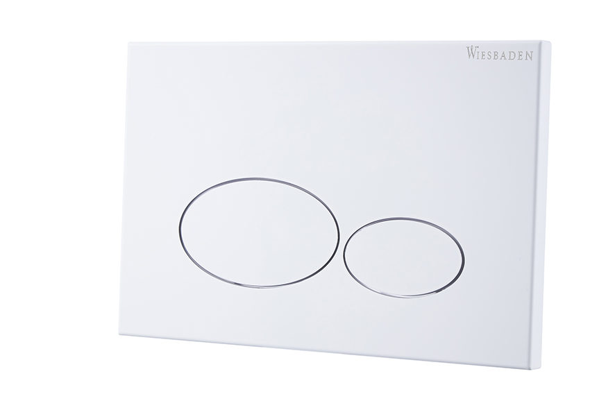 Mueller drukplaat voor oa UP320 inbouwreservoir metal mat wit