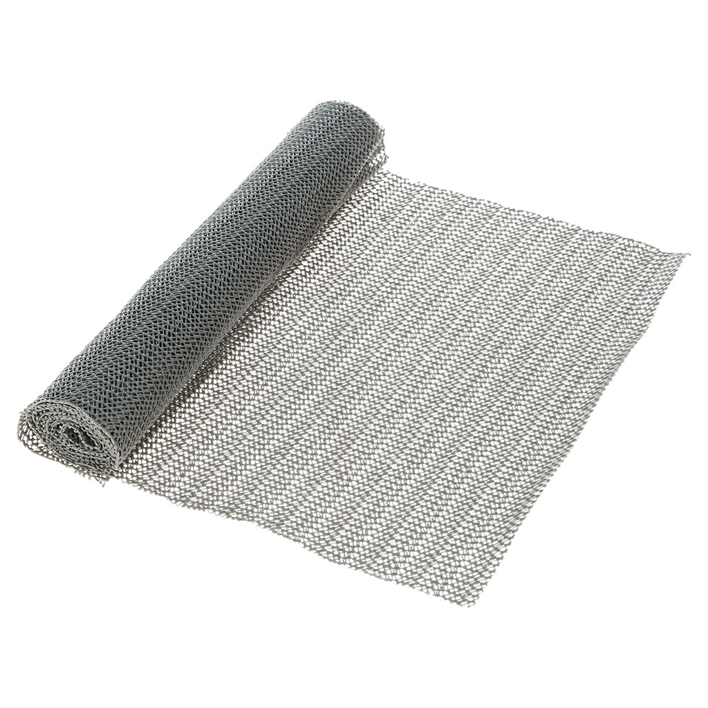 Tapis antidérapant pour tiroir gris 30x150cm