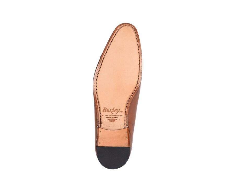 Richelieu homme Châtaigne Patiné semelle cuir - RINGWOOD