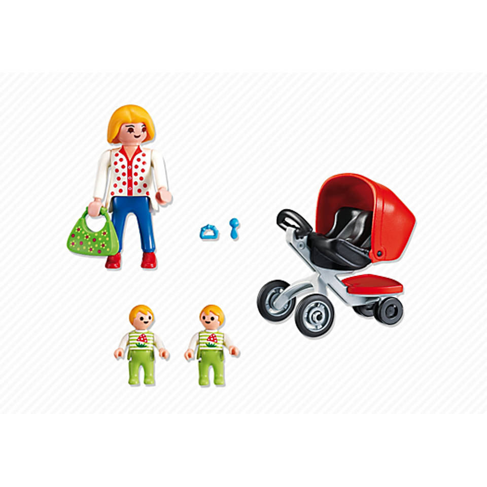 PLAYMOBIL City Life tweeling kinderwagen 5573