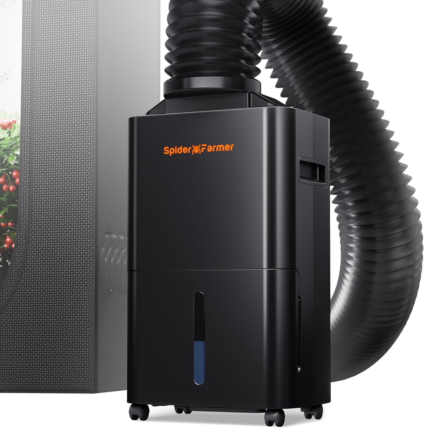 SPIDER FARMER Luftentfeuchter Grow Box 12L/24H Luftentfeuchter Elektrisch mit Abflussrohr und Entlüftungsrohr, Automatische Abtauung, 24H Timer Funktion, Raumentfeuchter für Growzelt Keller Pflanzen