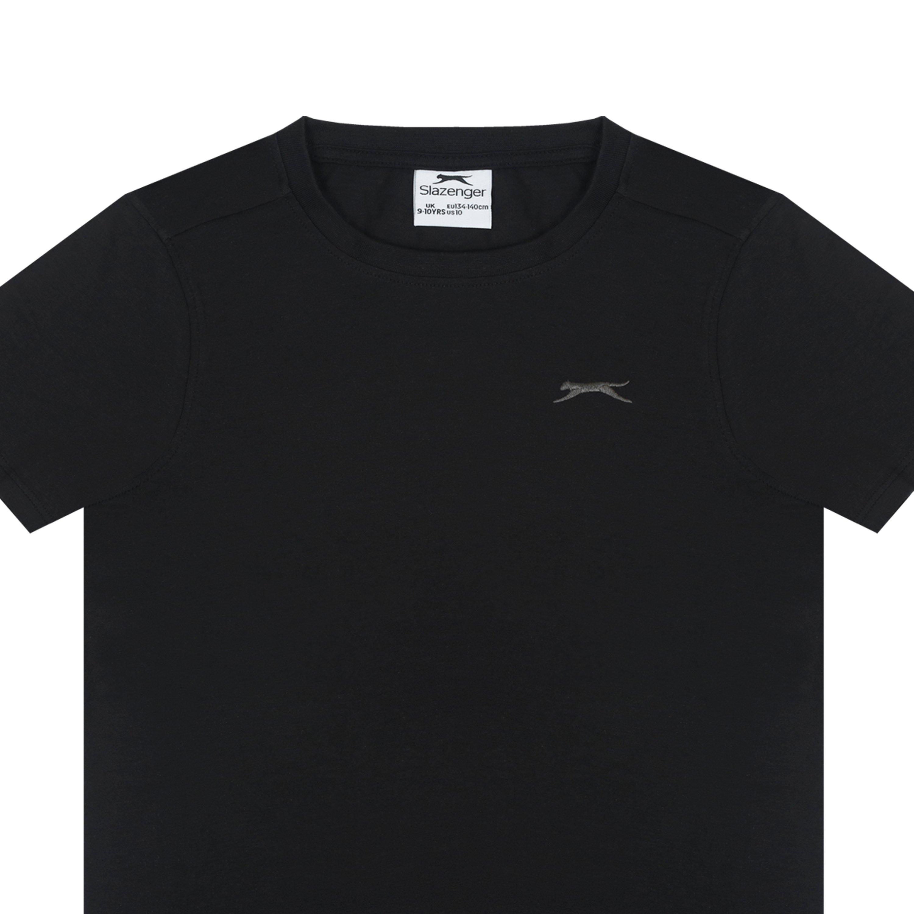 Slazenger Junior Boys Plain Tee shirt