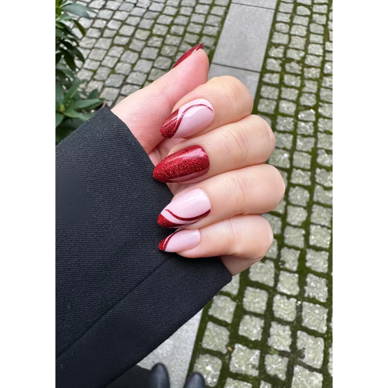 DUFFBEAUTY Reusable Press-on Manicure - Space Cherry