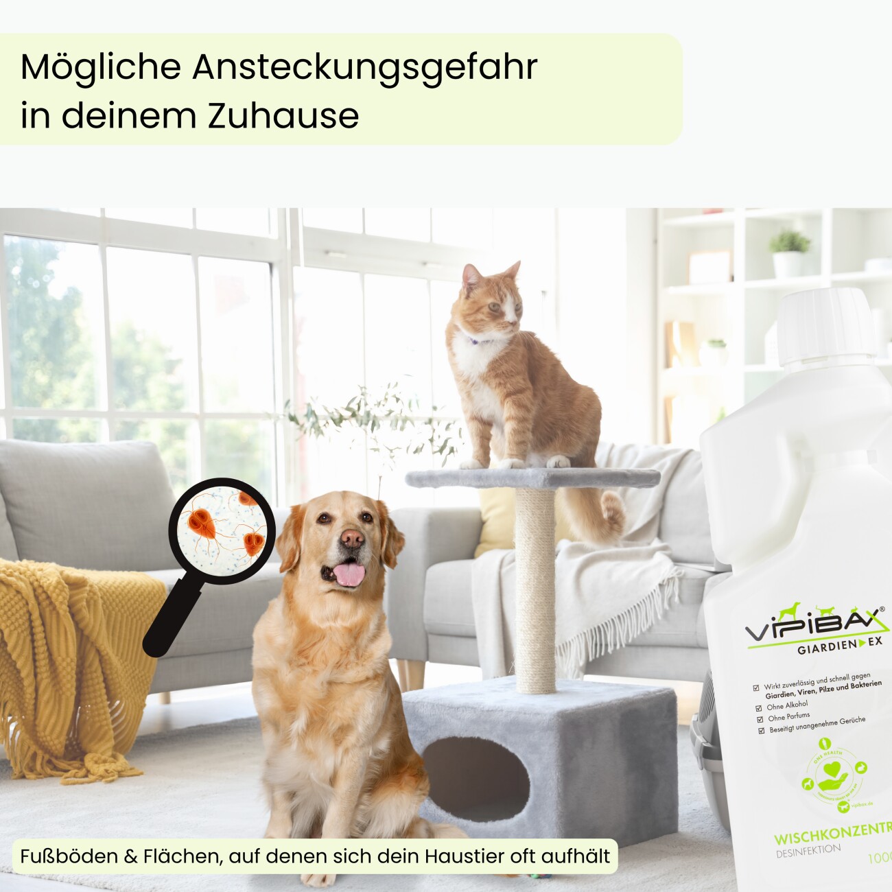 ViPiBaX Giardien EX ® Wischkonzentrat 1 l