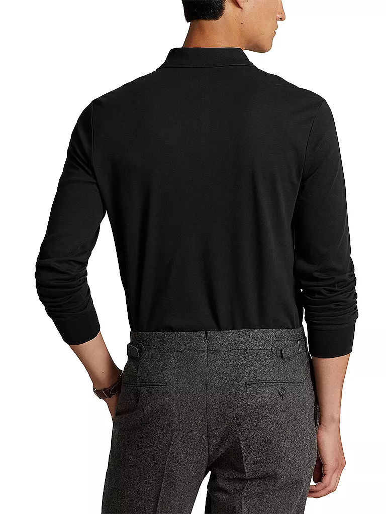 POLO RALPH LAUREN Poloshirt Custom Slim Fit schwarz