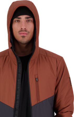 ARETE MERINO Herren-Loftjacke  dark copperback  S