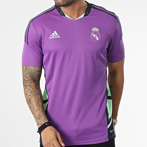 Maillot De Foot A Bandes Real Madrid HT8794 Violet