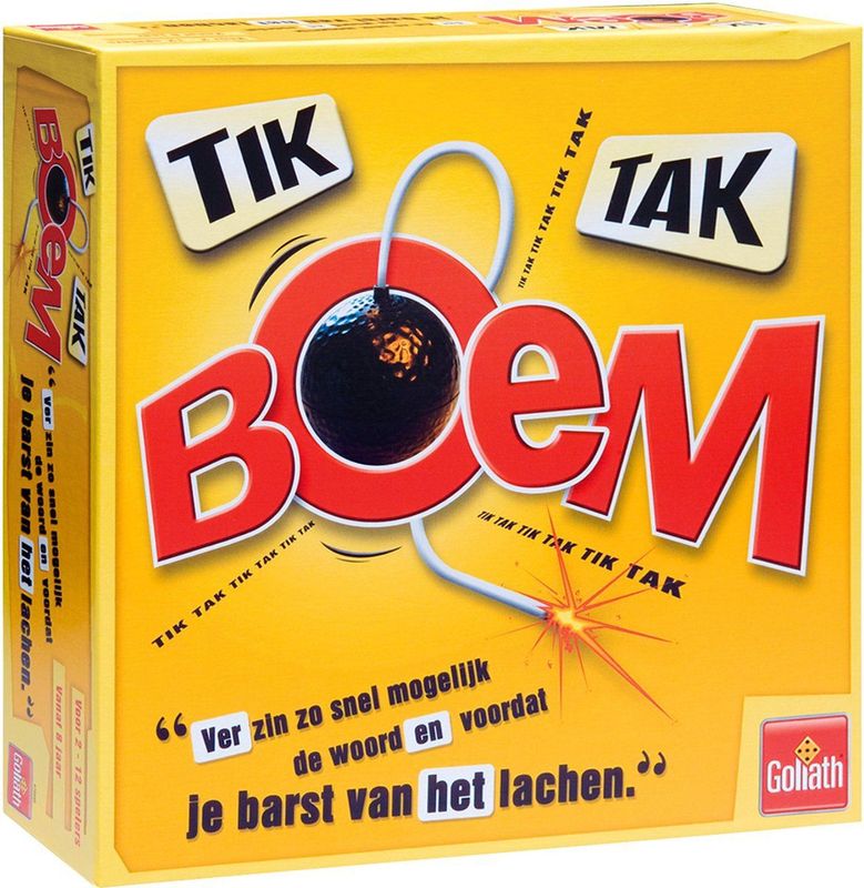 Goliath - TIK Tak Boem - Bordspel - Actiespel voor 2 tot 12 Spelers