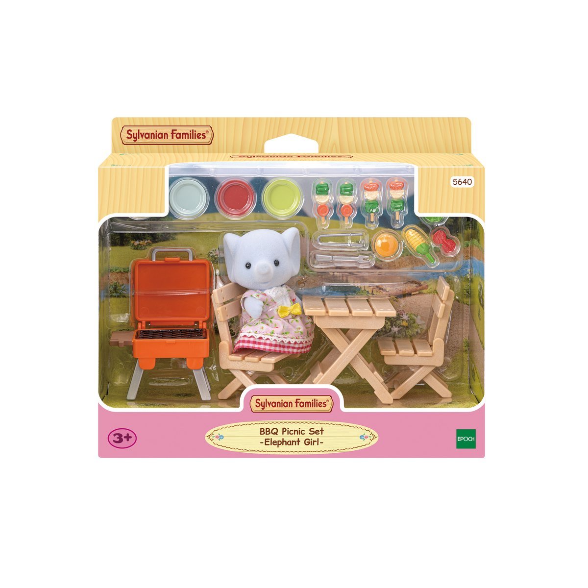 La fille éléphant et son set de pique-nique - Sylvanian Families 5640