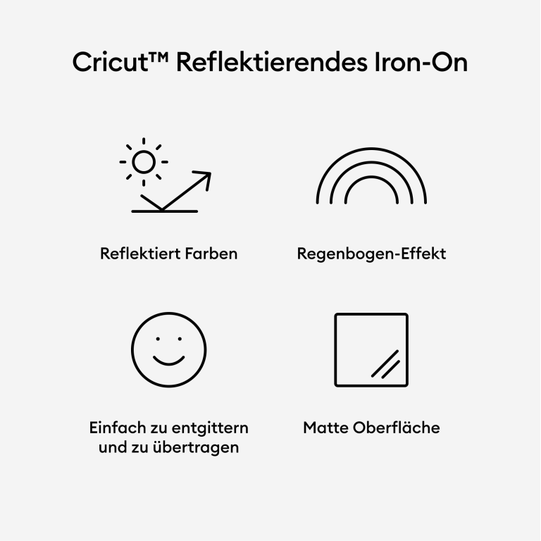 Cricut Thermotransferfolie Iron-On reflektive