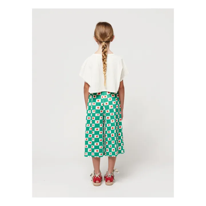 Bobo Choses Jupe-Culotte Maille Coton Bio Tomates | Vert