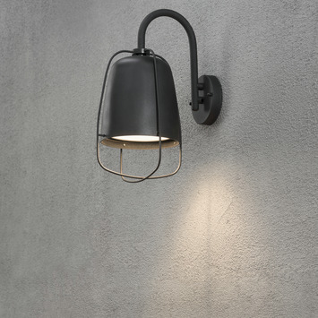 Konstsmide buitenlamp Perugia 38 cm mat zwart