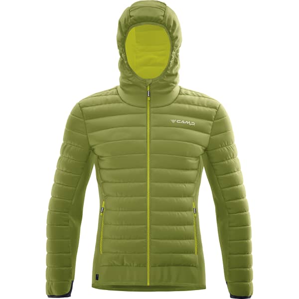Doudoune alpinisme CAMP HYBRID JKT MOSS GREEN/MOSS GREEN/LIME PUNCH